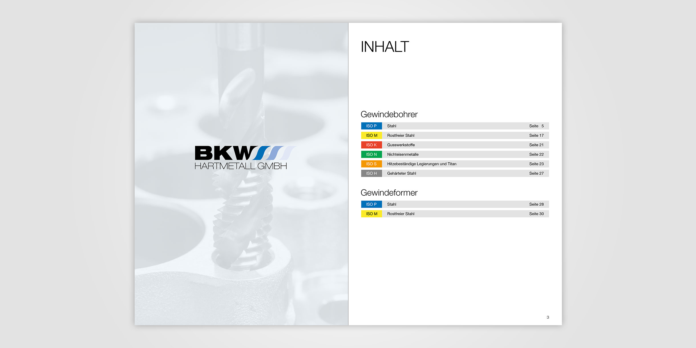 BKW Hartmetall - Produktkatalog Innenansicht 1