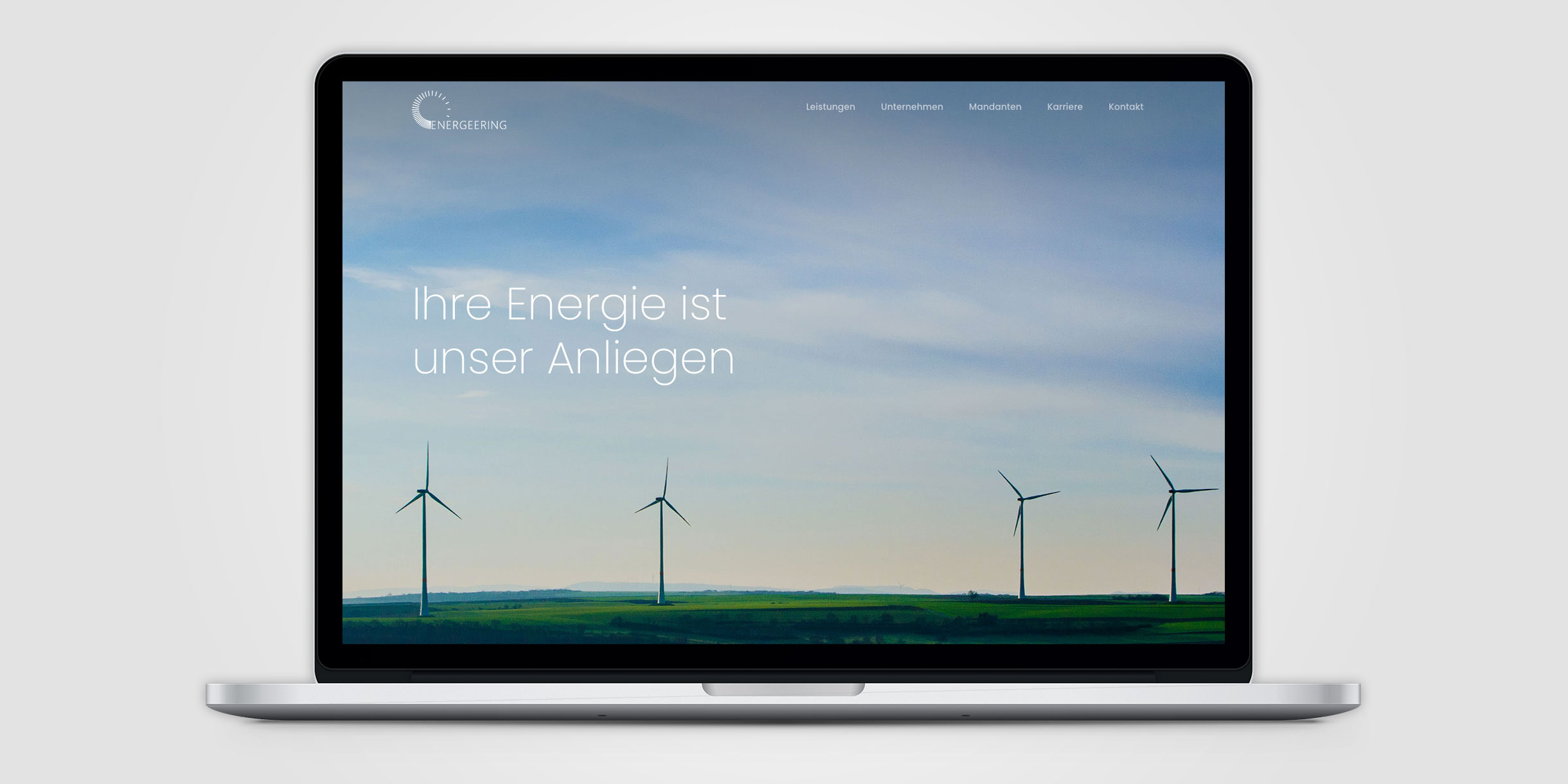 Energeering Webauftritt - Startseite