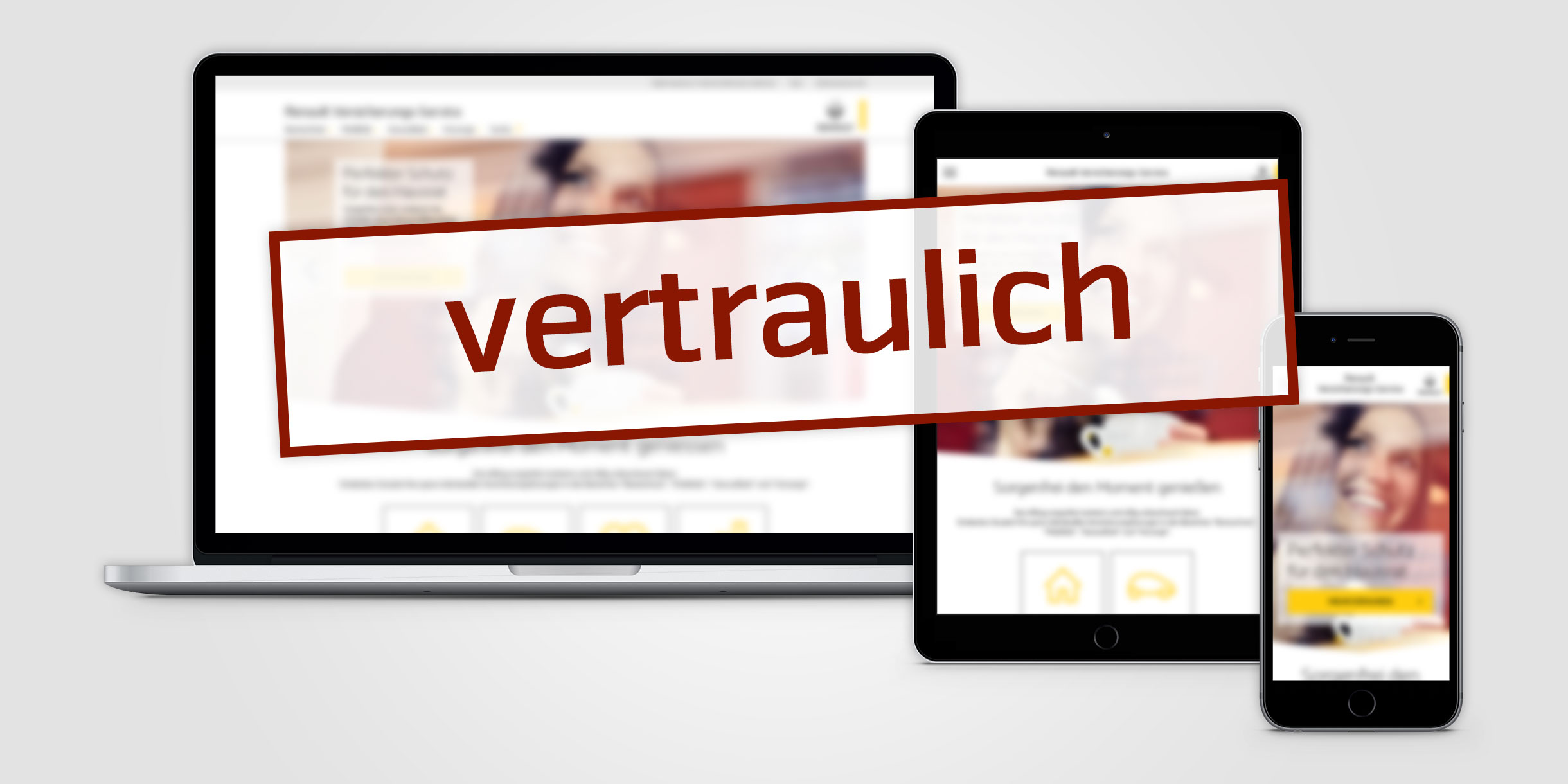 Webportal für die Versicherungssparte eines Automobilkonzerns