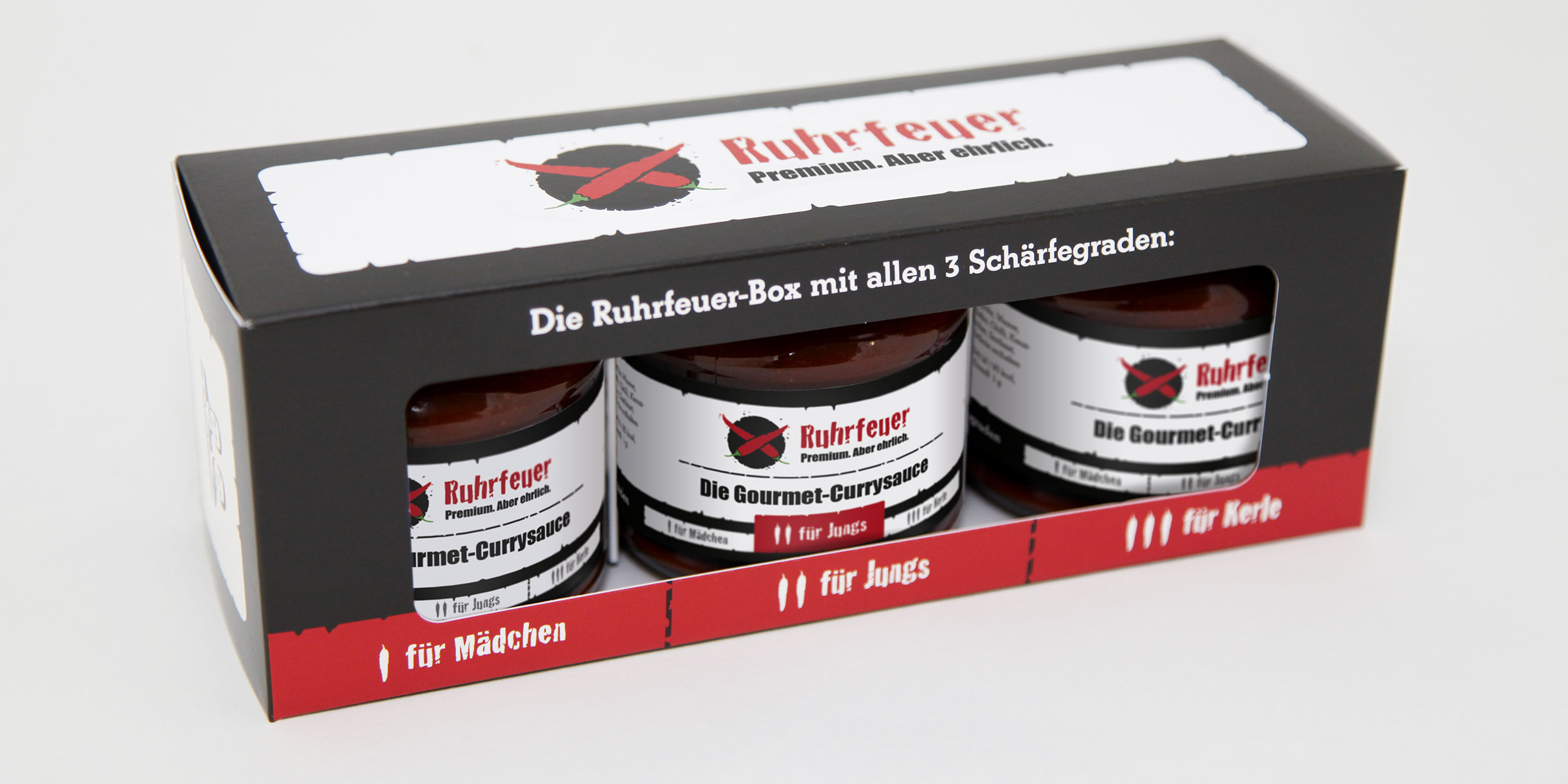 Ruhrfeuer Markenauftritt - Sauce Geschenkebox