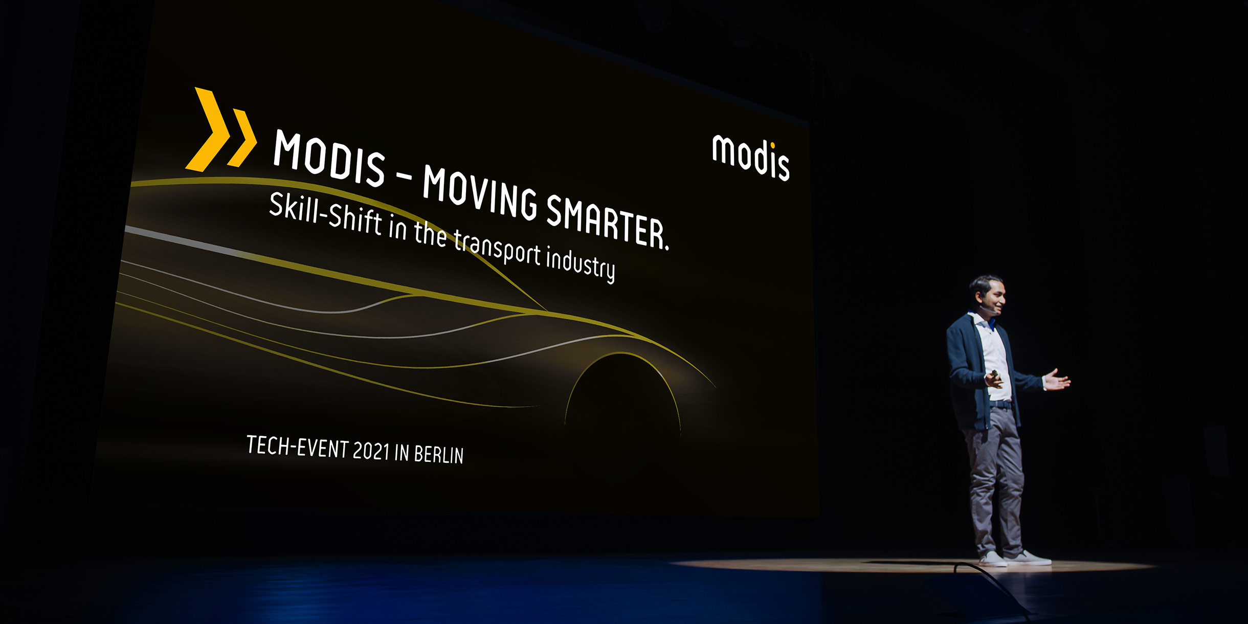 Modis Formula E Race 2021 - Podiumsdiskussion