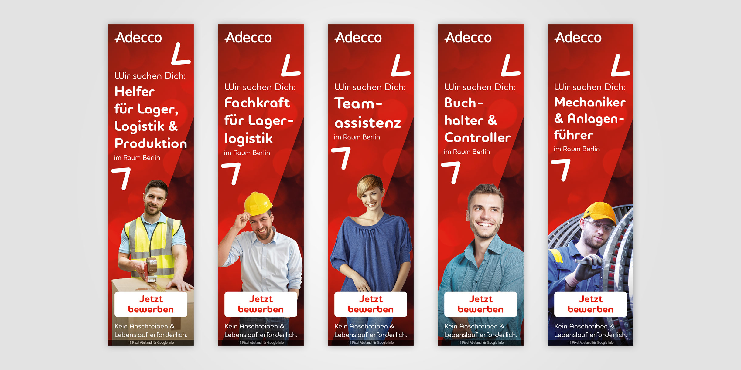 Adecco Personaldienstleistungen - animierte Online-Kampagne